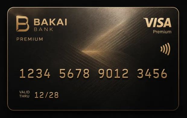Bakai Premium карта Visa Premium для путешествий, бронирования и международных платежей
